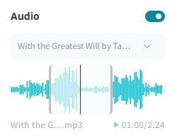Wavelength in Audio section of AVA interface.