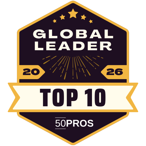 50Pros Global Leader 2026 Badge